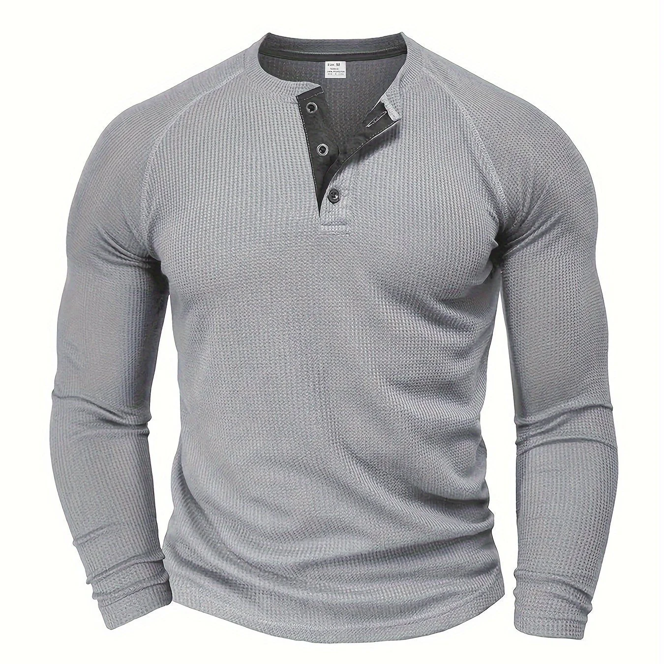Magnus® | Waffle Henley Shirt - Image 3