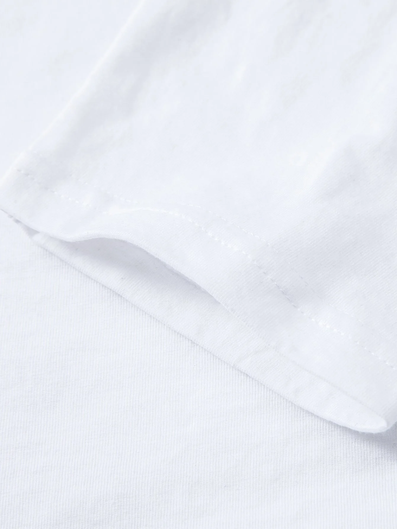Mahmoud® | Basic Long Sleeve Cotton Arc Hem T-Shirt - Image 2