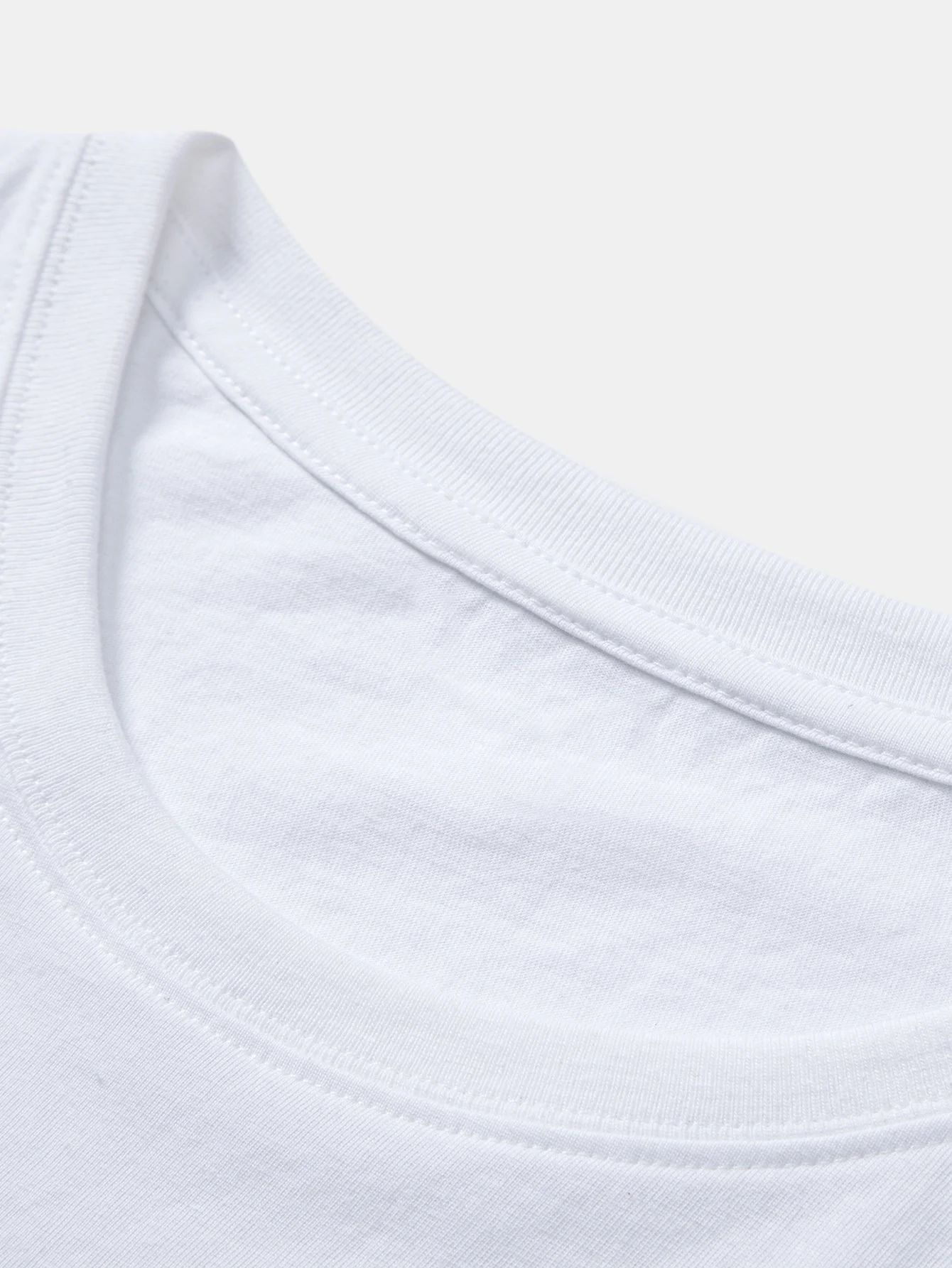 Mahmoud® | Basic Long Sleeve Cotton Arc Hem T-Shirt - Image 9