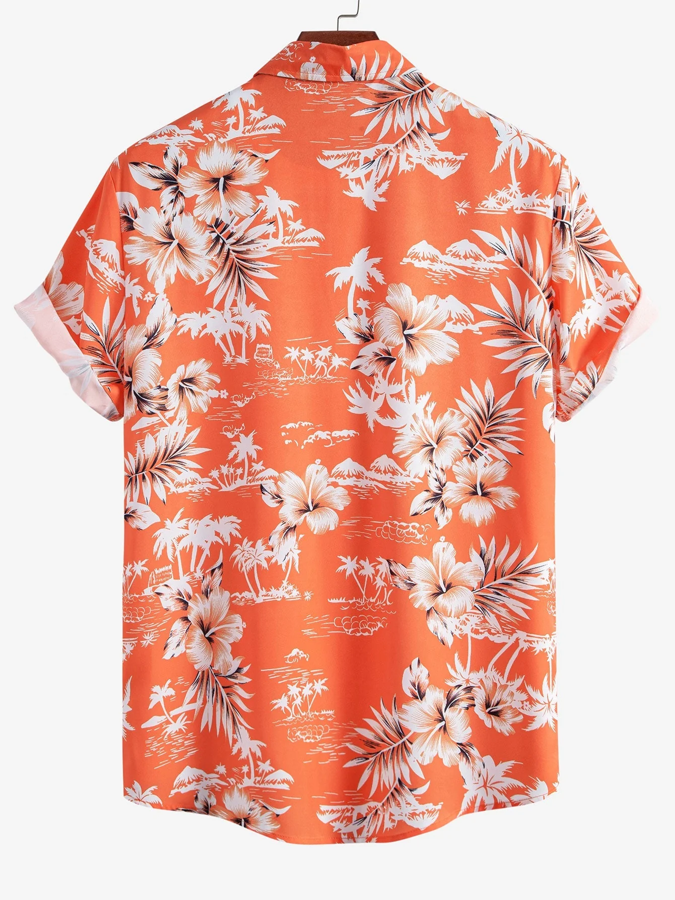 Maimón® | Palm Tree Tropical Flora Print Button Up Shirt - Image 2