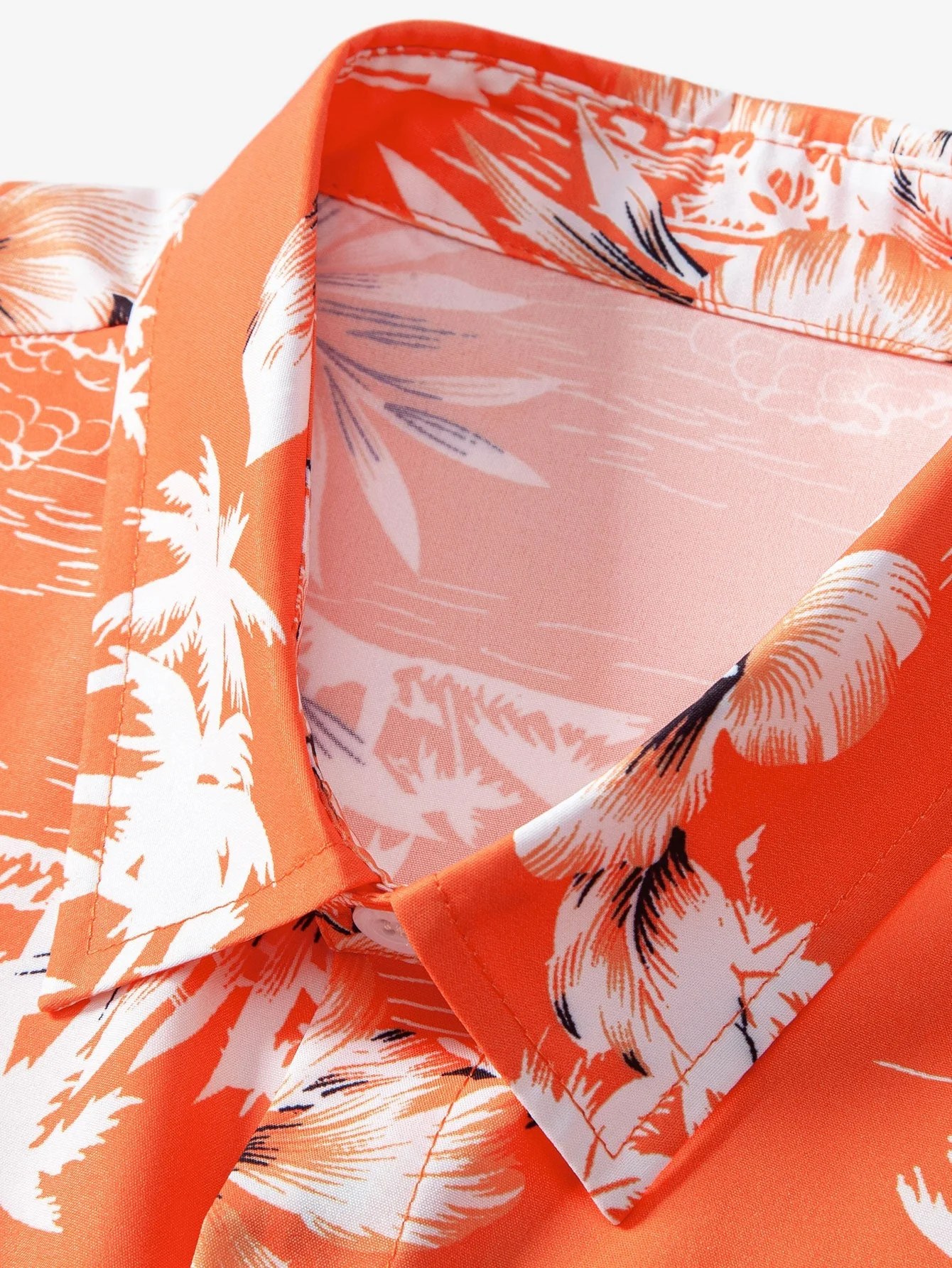 Maimón® | Palm Tree Tropical Flora Print Button Up Shirt - Image 3