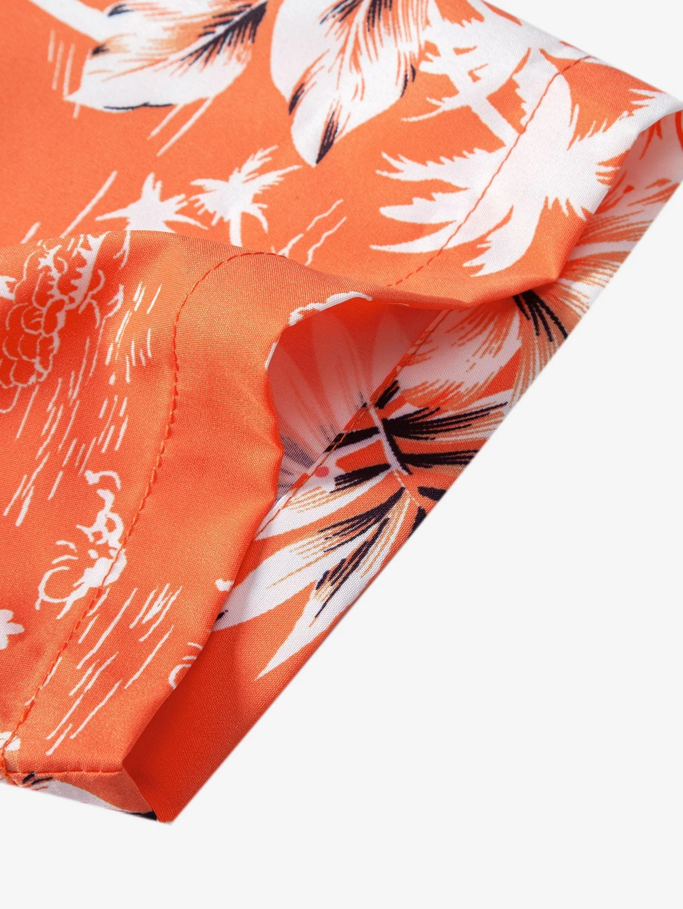 Maimón® | Palm Tree Tropical Flora Print Button Up Shirt - Image 4