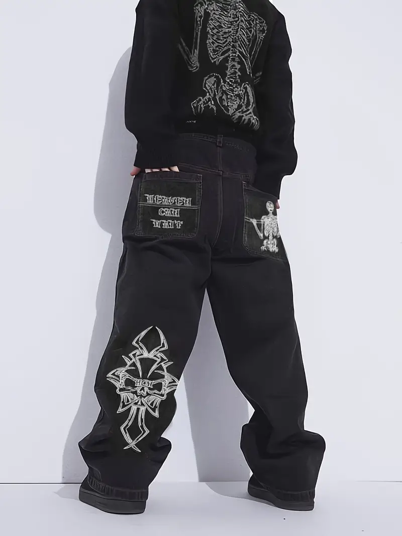 Maksymilian® | Casual Embroidery Jeans For Men - Image 11