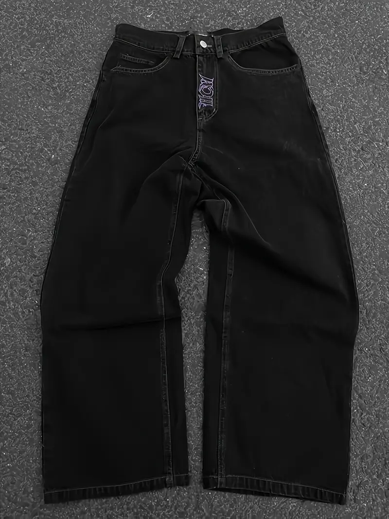 Maksymilian® | Casual Embroidery Jeans For Men - Image 5