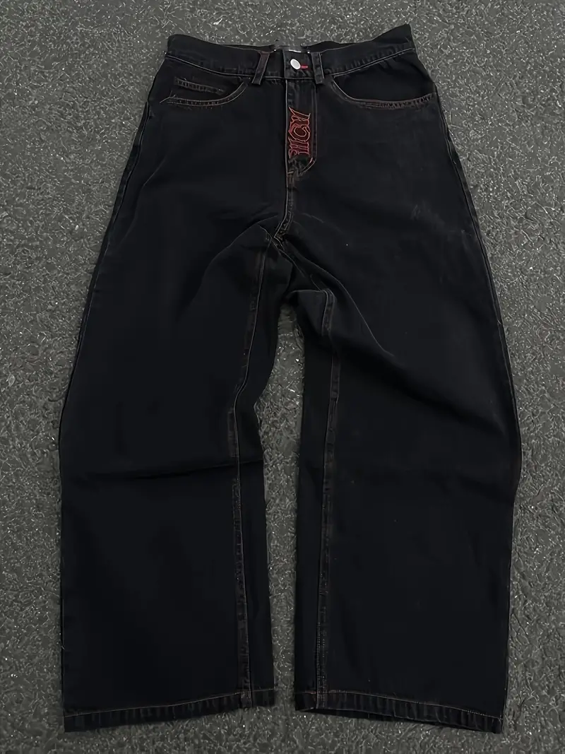 Maksymilian® | Casual Embroidery Jeans For Men - Image 9