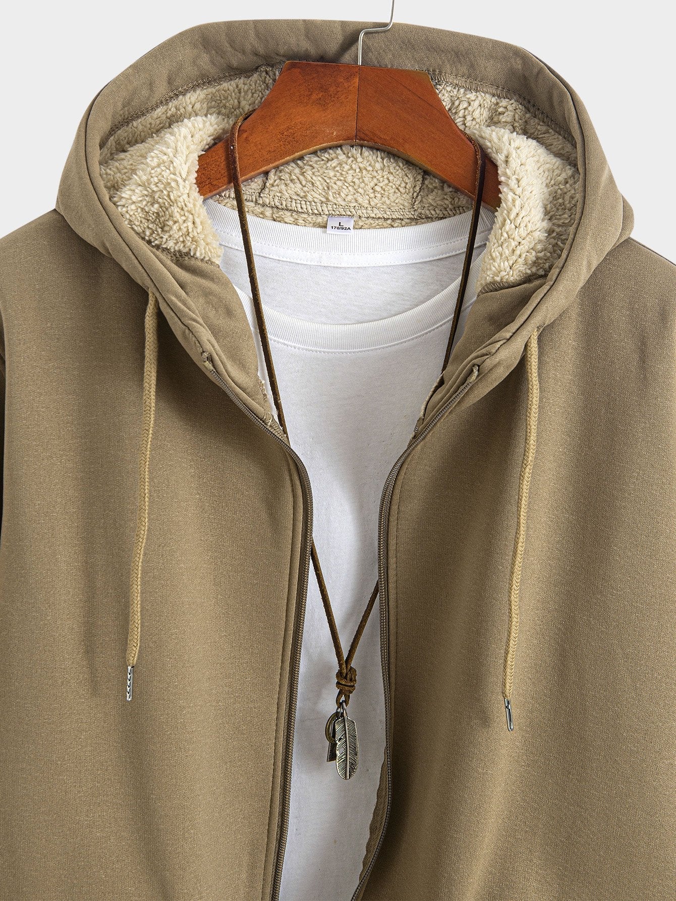 Malachi | Teddy Lined Zip Up Hoodie - Image 10