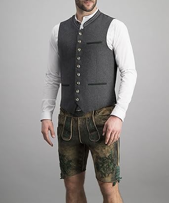 Malaquías® | Elegant Men'S Traditional Gray Traditional Vest - Image 2