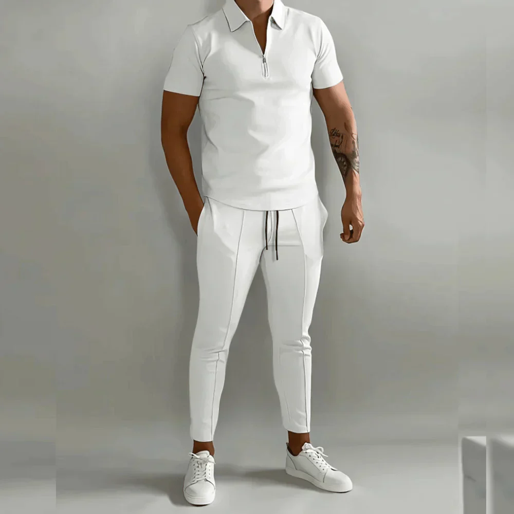 Malco® | Elegant Men'S Set Consisting Of A Polo And Elegant Trousers - Image 2
