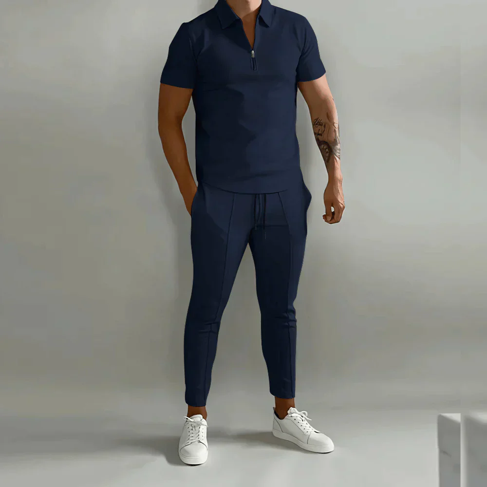 Malco® | Elegant Men'S Set Consisting Of A Polo And Elegant Trousers - Image 4