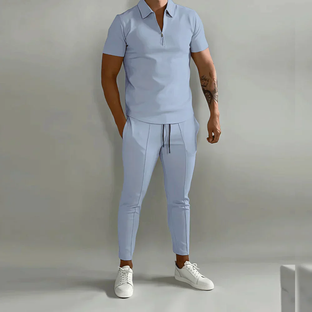 Malco® | Elegant Men'S Set Consisting Of A Polo And Elegant Trousers - Image 5