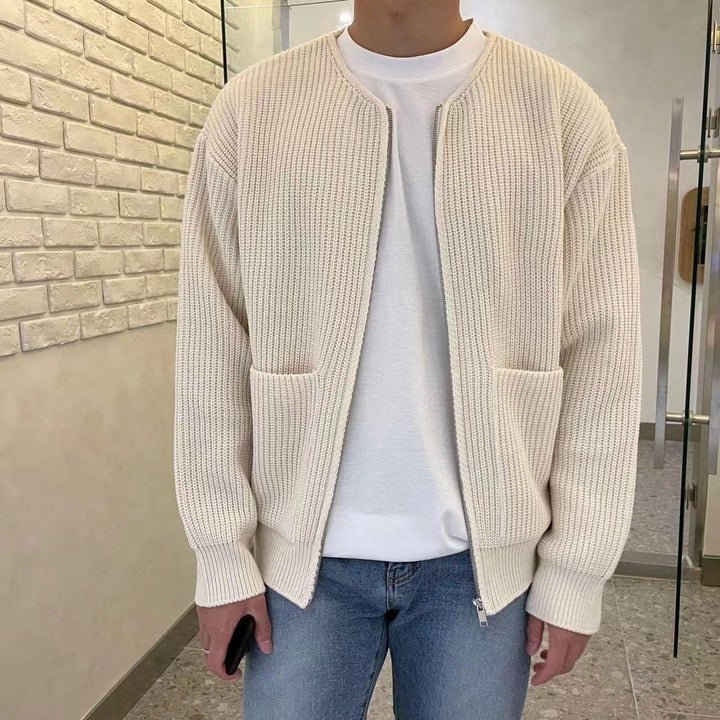 Malcom® | Men’s Cardigan With Zip Front - Image 5