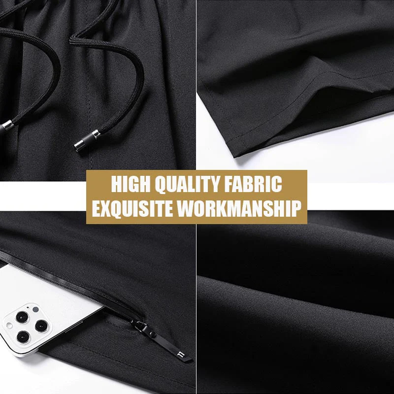 Malik® | Men'S Plus Size Ice Silk Stretch Shorts - Image 7