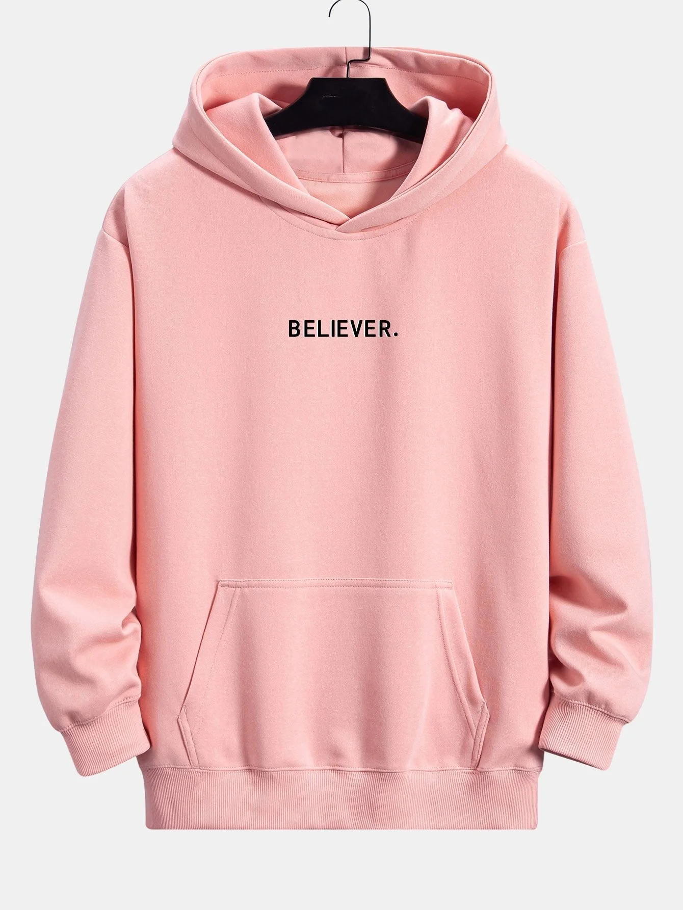 Malik | Believer Print Relax Fit Hoodie - Image 5