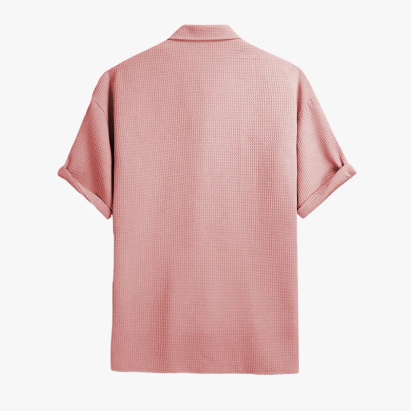 Malik | Men Waffle Short Sleeve Shirt - Image 4