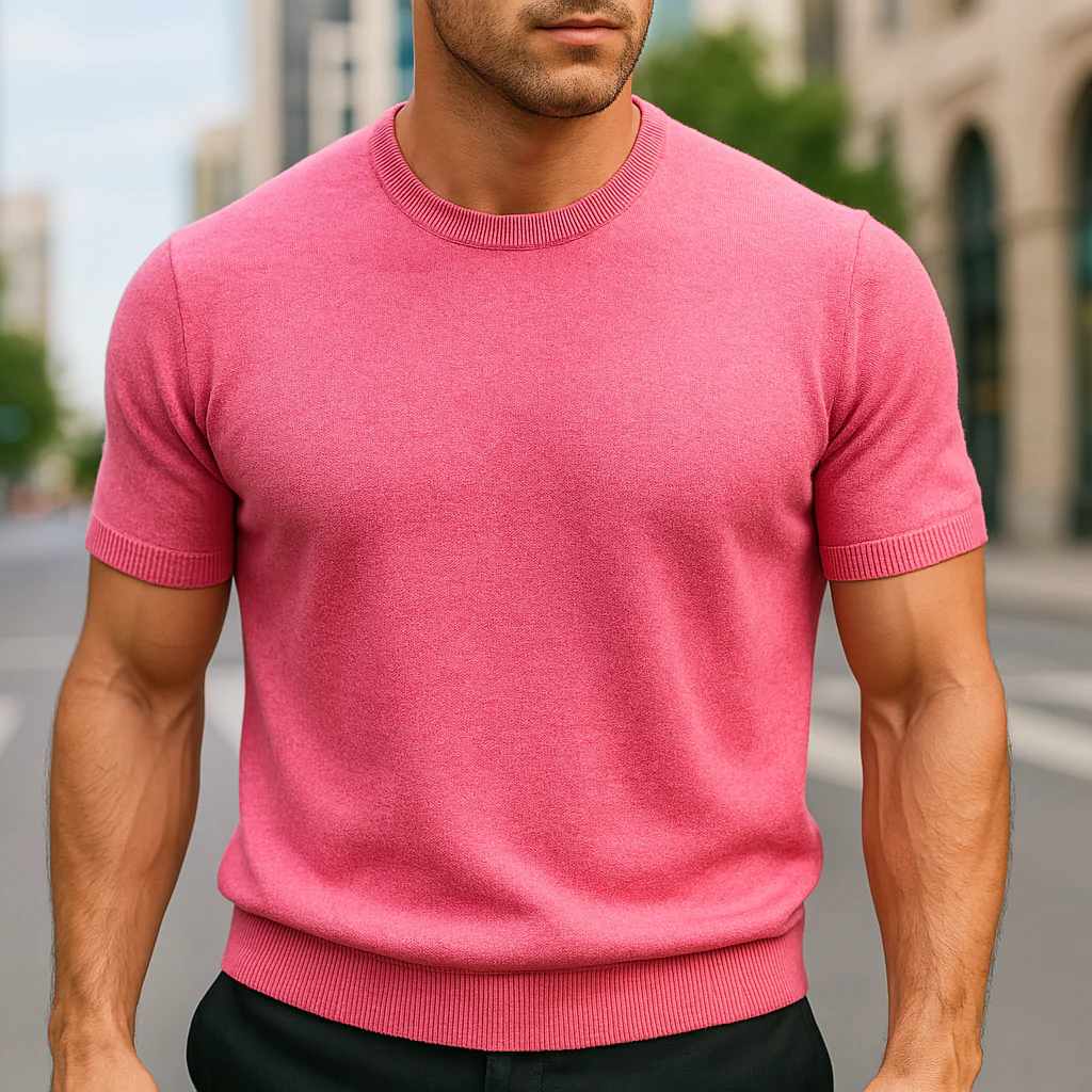 Malik | Stylish short-sleeved T-shirt - Image 5