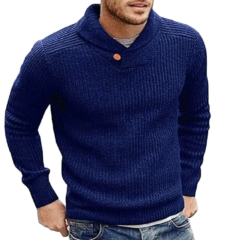 Malik | Timeless fine knit sweater for the office - Image 5
