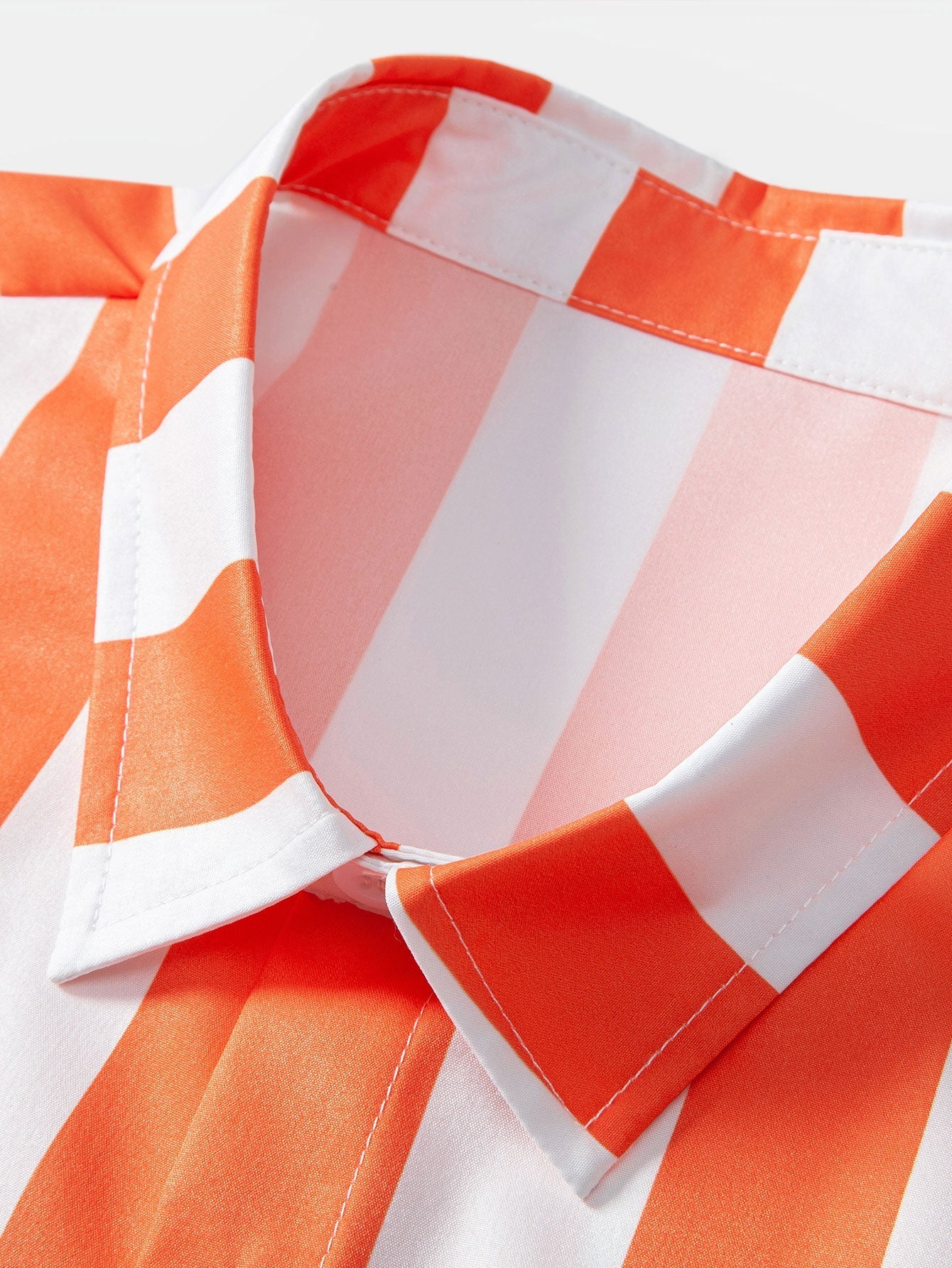 Manasés® | Stripe Print Button Up Shirt - Image 3