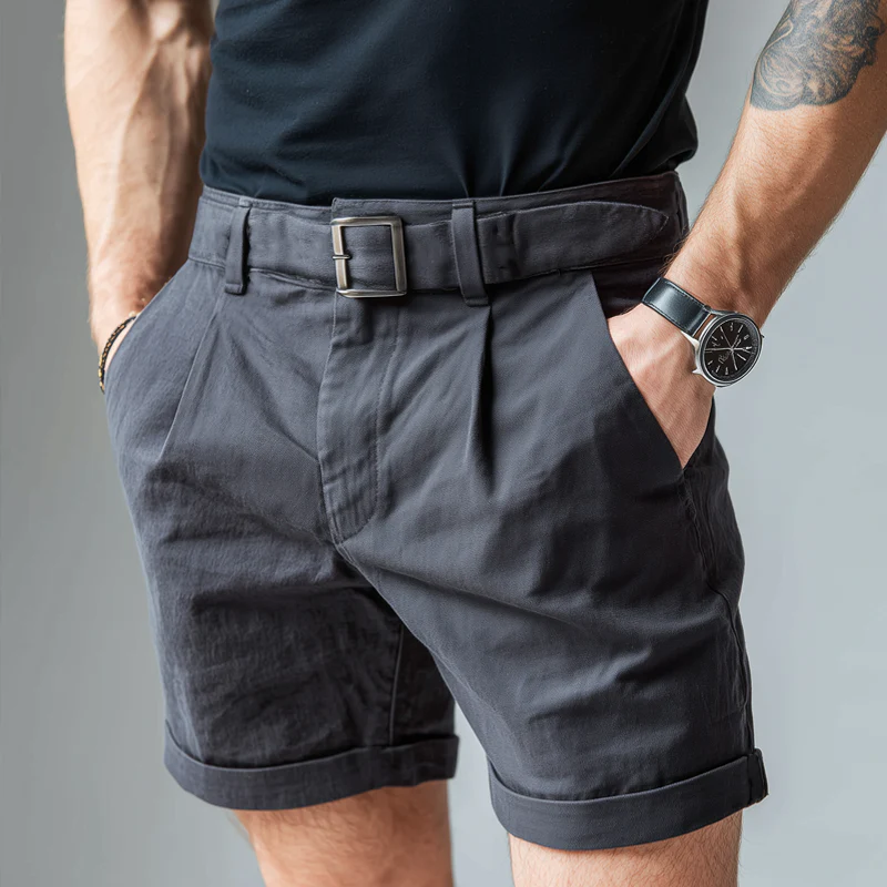 Manuel | Men'S Summer Basic Solid Color Shorts - Image 2
