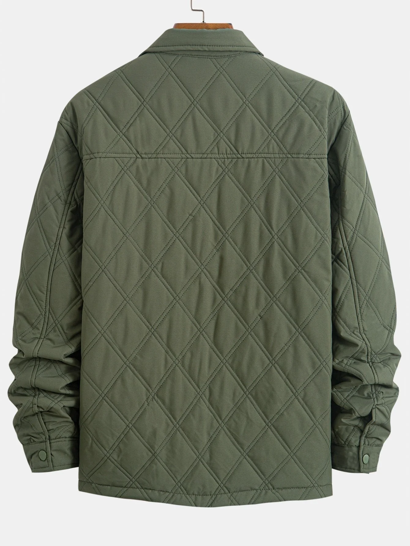 Manuel | Quilted Button Up Overshirt - Image 5