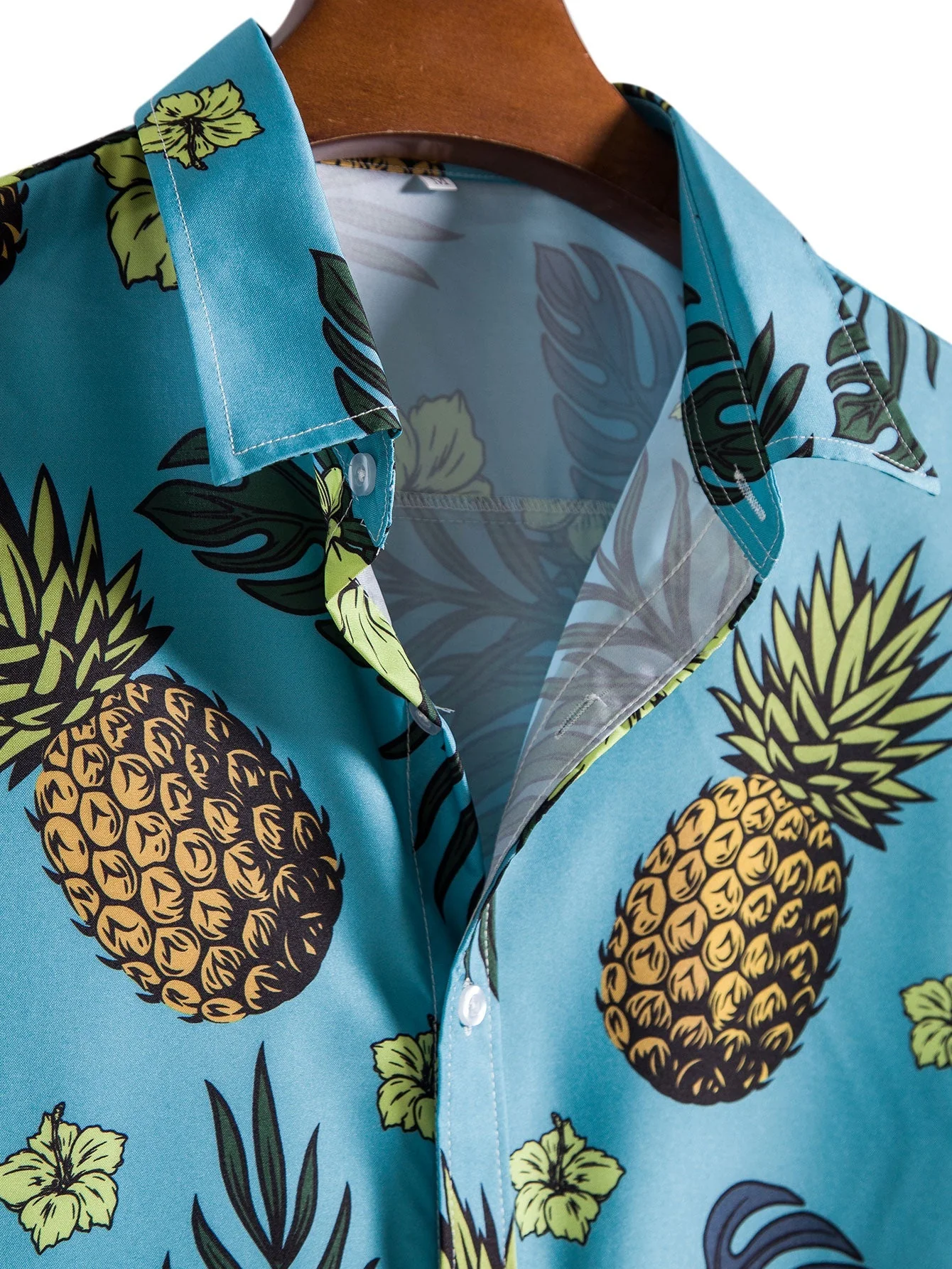 Marc® | Tropical Floral Pineapple Print Shirt - Image 3