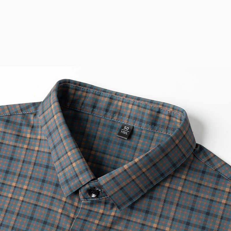 Marcel® | 2025 New Men'S Plaid Short Sleeve Shirt Fashionable And Comfortable - Image 7