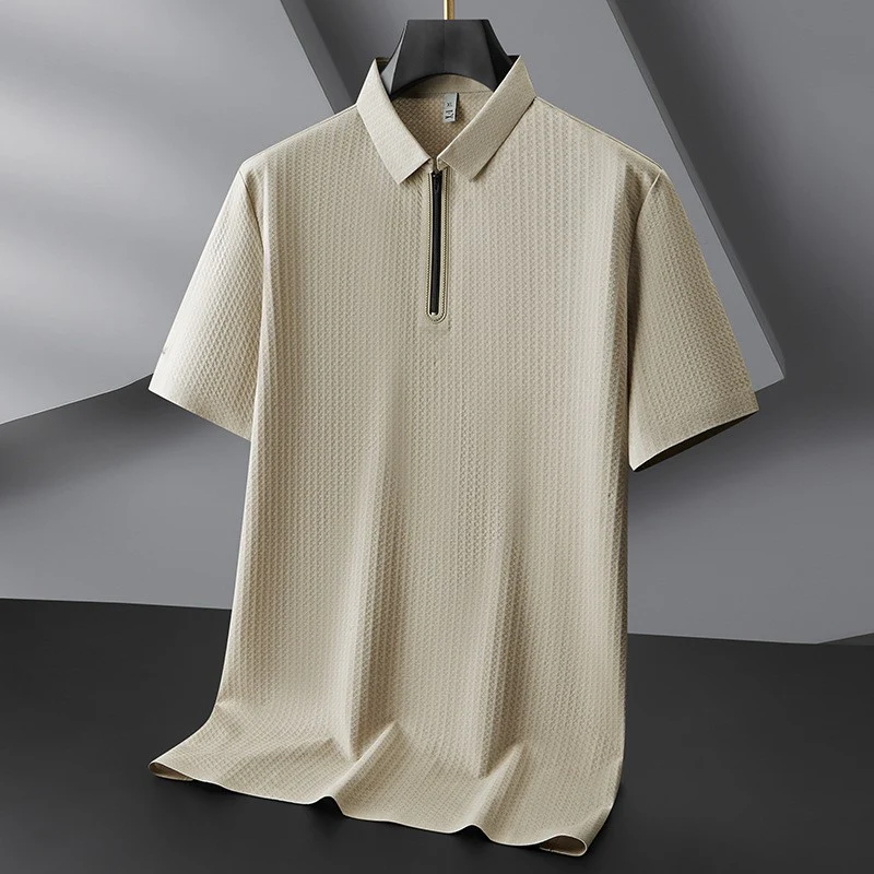Marcel® | Texture-Zip Polo - Image 3