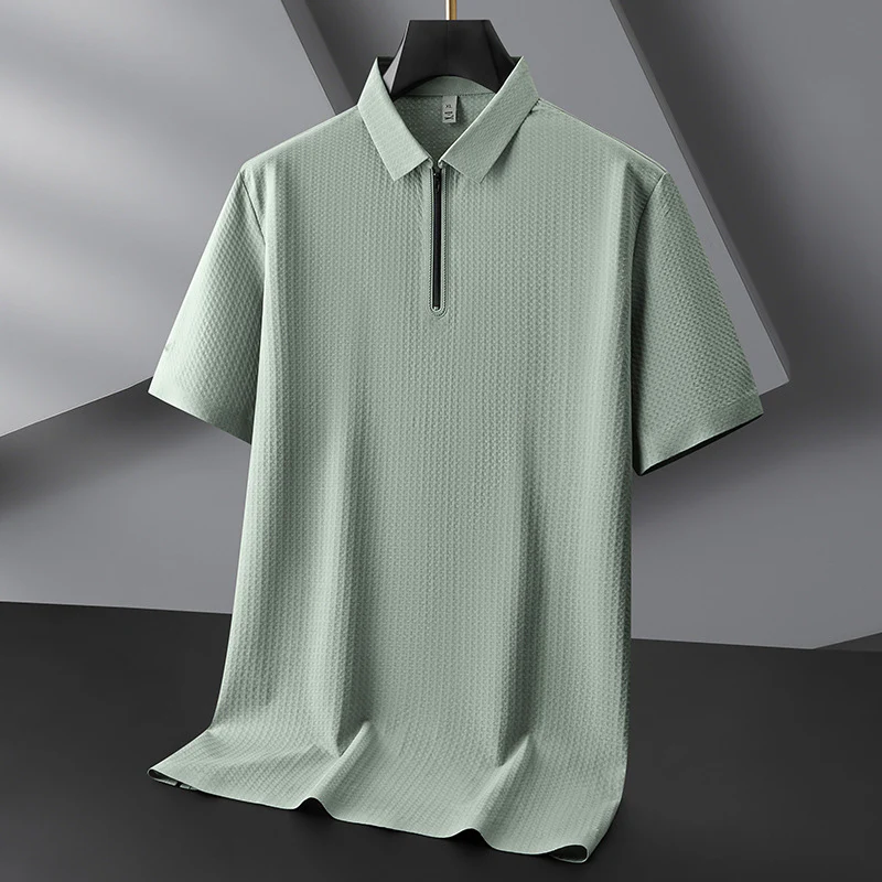 Marcel® | Texture-Zip Polo - Image 5