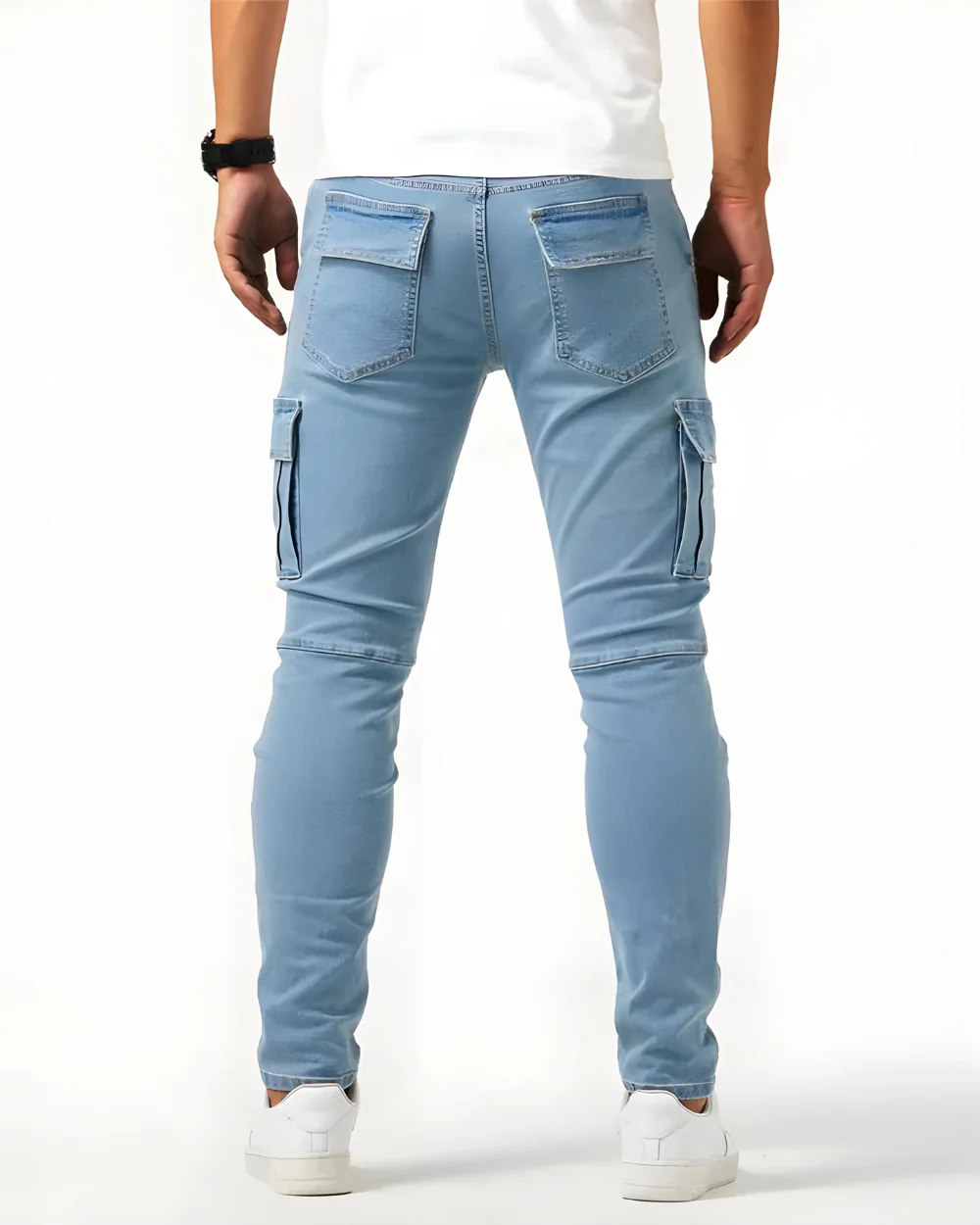 Marcelo® | Marino Cargo Stretch Pants - Image 8