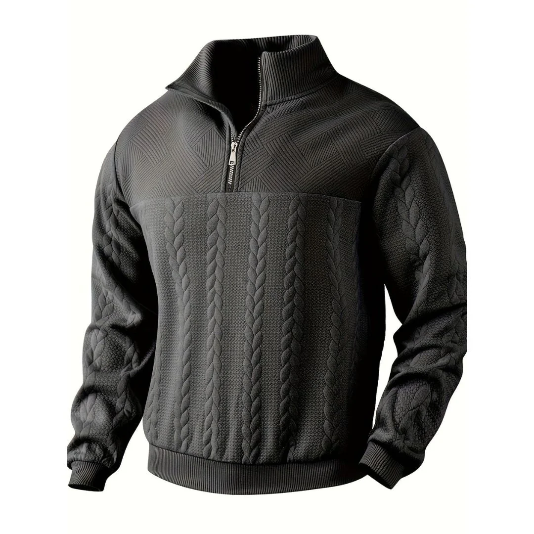 Marcelo® | The Quarter Zip Vintage Sweater - Image 10