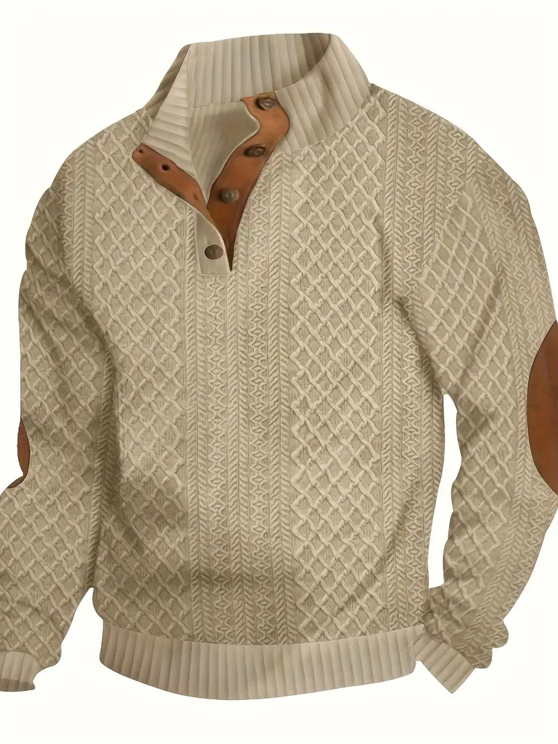 Marcelo | Elegant Button Sweater - Image 2
