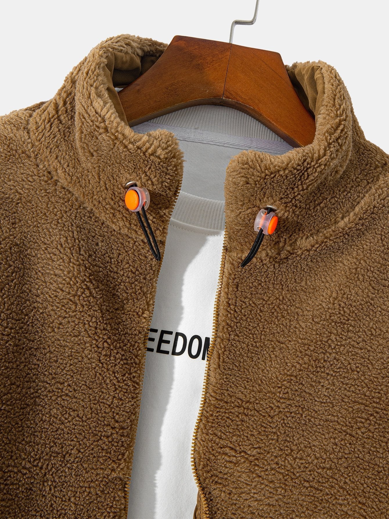 Marcelo | Quilted Lined Teddy Fleece Zip Up Coat - Image 12