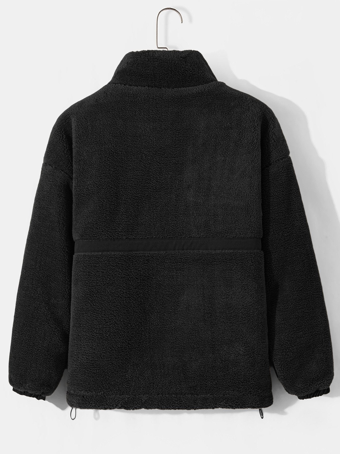 Marcelo | Quilted Lined Teddy Fleece Zip Up Coat - Image 9
