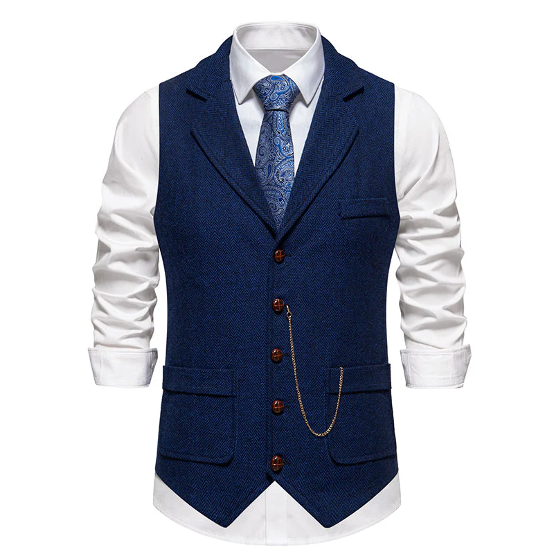 Marcelo | Windsor Herringbone Vest - Image 6