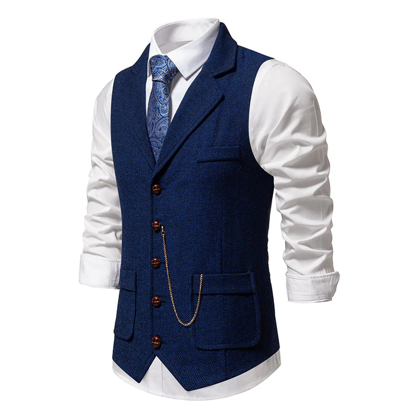 Marcelo | Windsor Herringbone Vest - Image 7