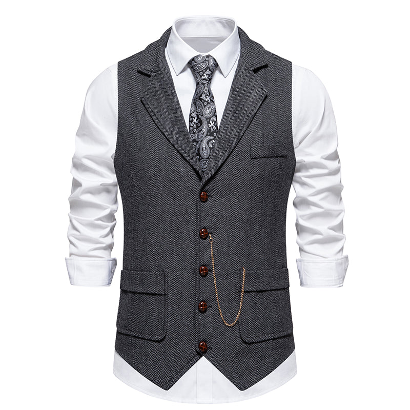 Marcelo | Windsor Herringbone Vest - Image 8