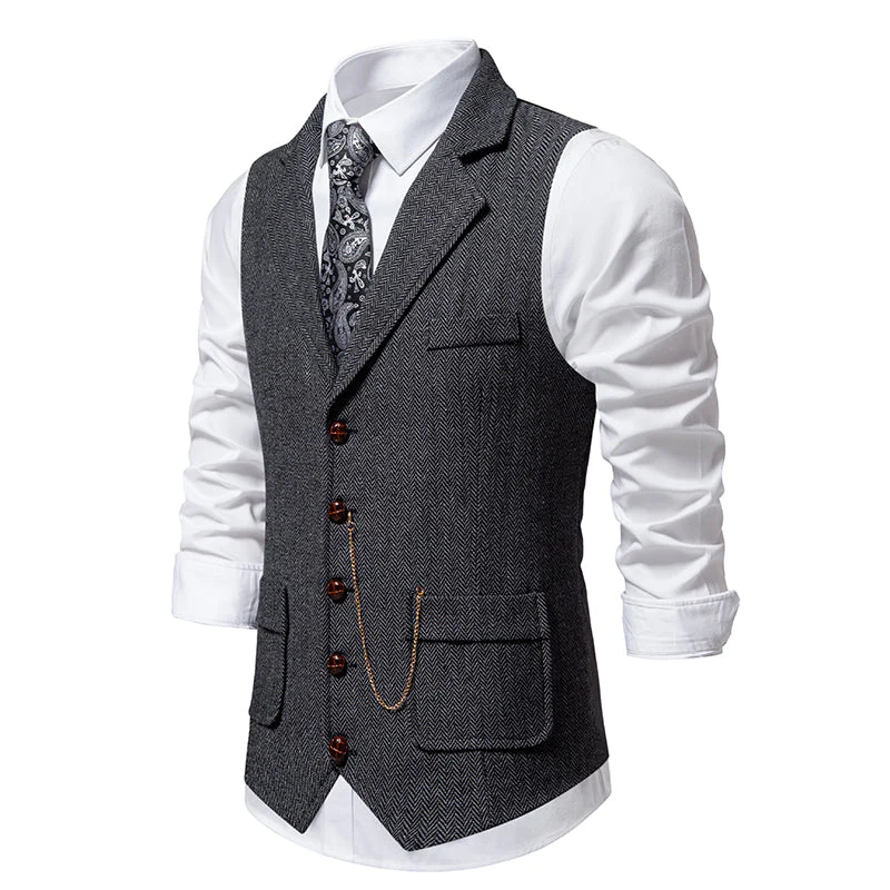 Marcelo | Windsor Herringbone Vest - Image 9