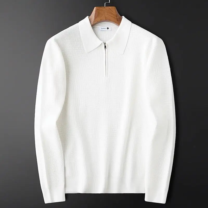 Marcial® | Waffle Half-Zip Polo - Image 5