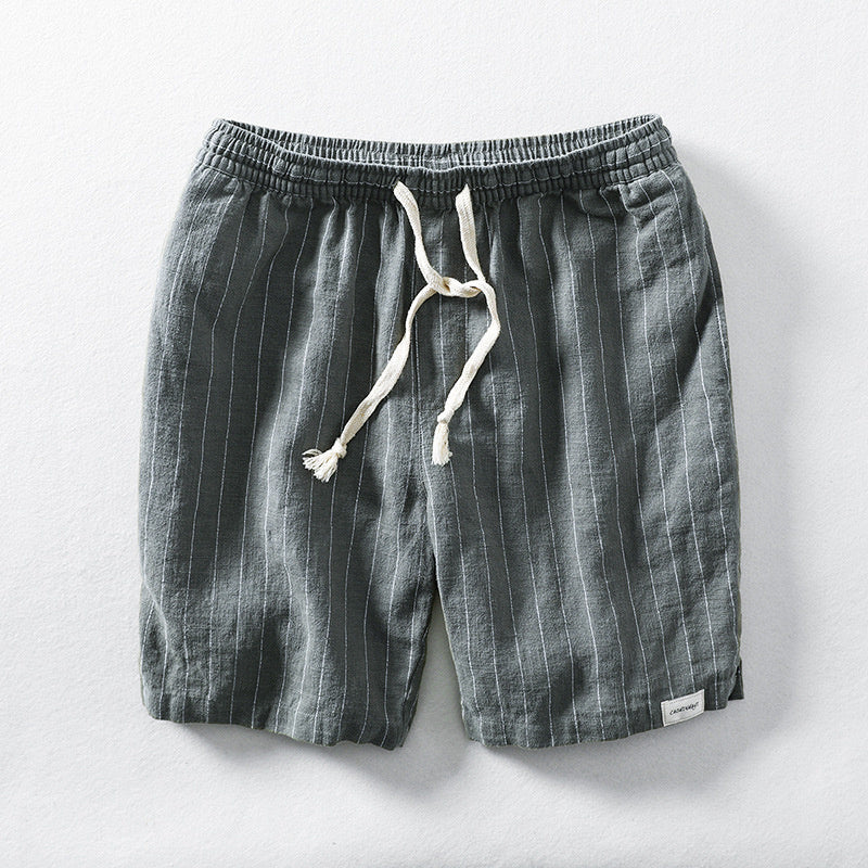 Marciano® | Linen Pinstripe Shorts - Image 2
