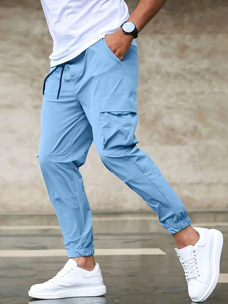 Marciano® | Trendy Cargo Pants With Drawstring For Men - Image 3