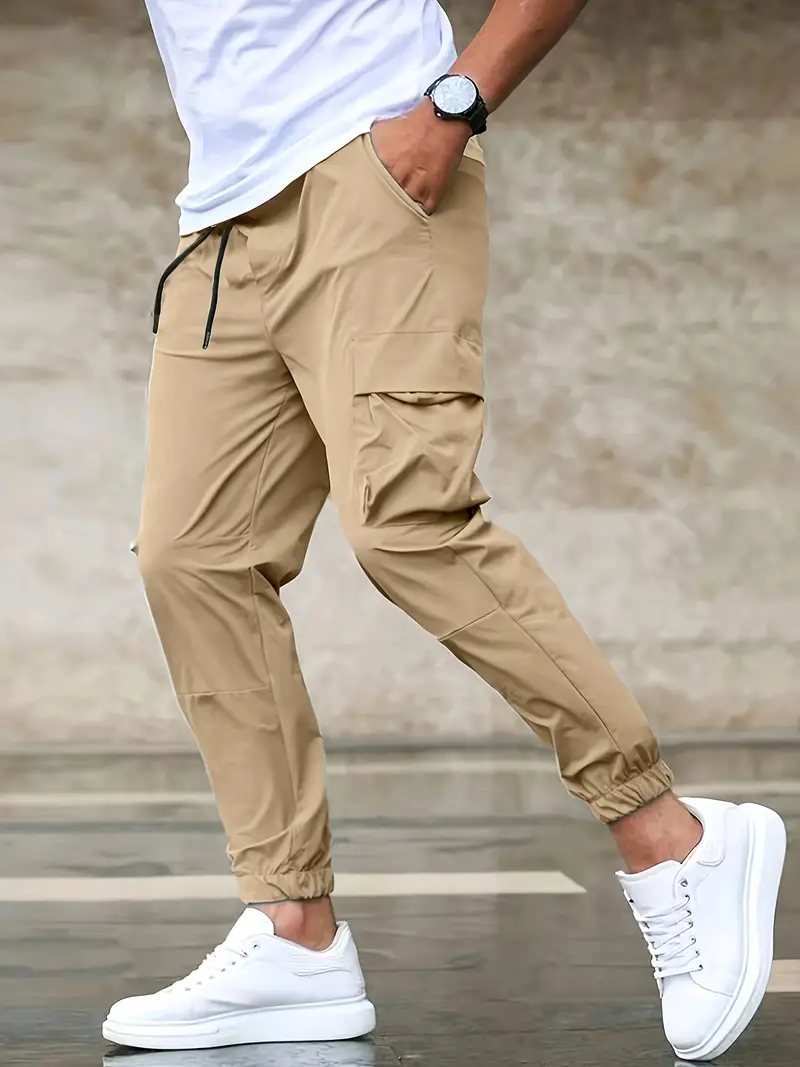 Marciano® | Trendy Cargo Pants With Drawstring For Men - Image 4