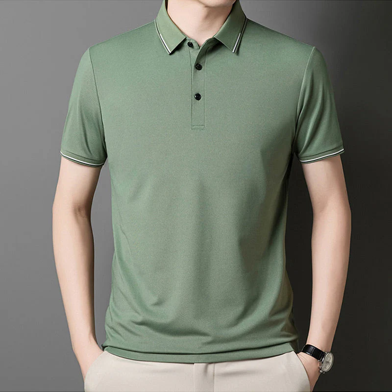 Marco® | Men'S Business Casual Short Sleeve T-Shirt With Cuffs - Image 2