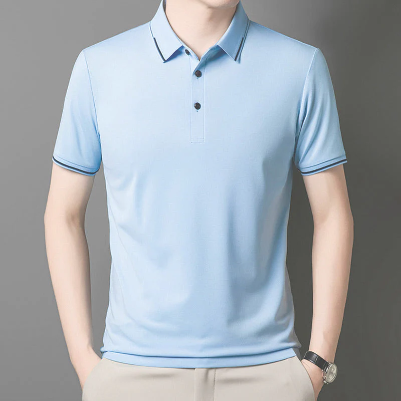 Marco® | Men'S Business Casual Short Sleeve T-Shirt With Cuffs - Image 5