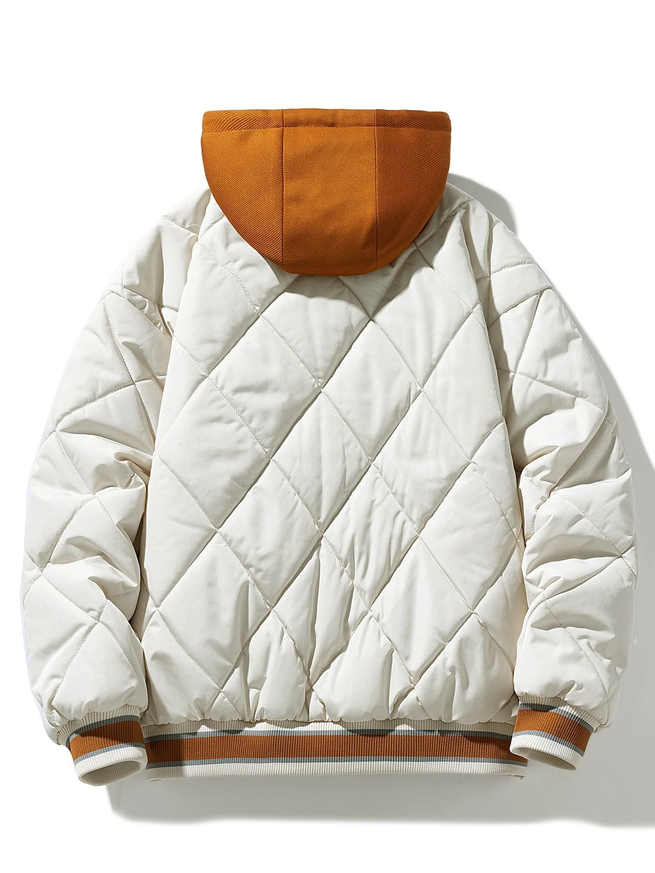 Marco | Quilted Hooded Baseball Jacket - Image 12