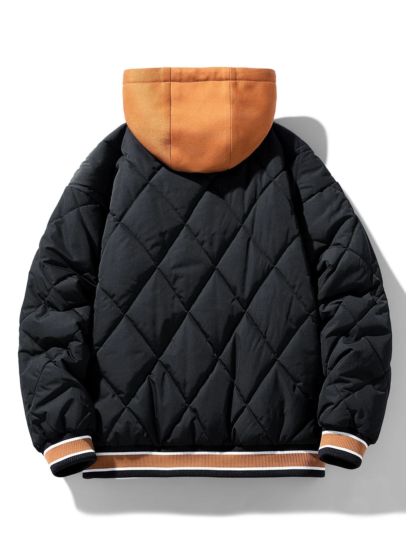 Marco | Quilted Hooded Baseball Jacket - Image 15