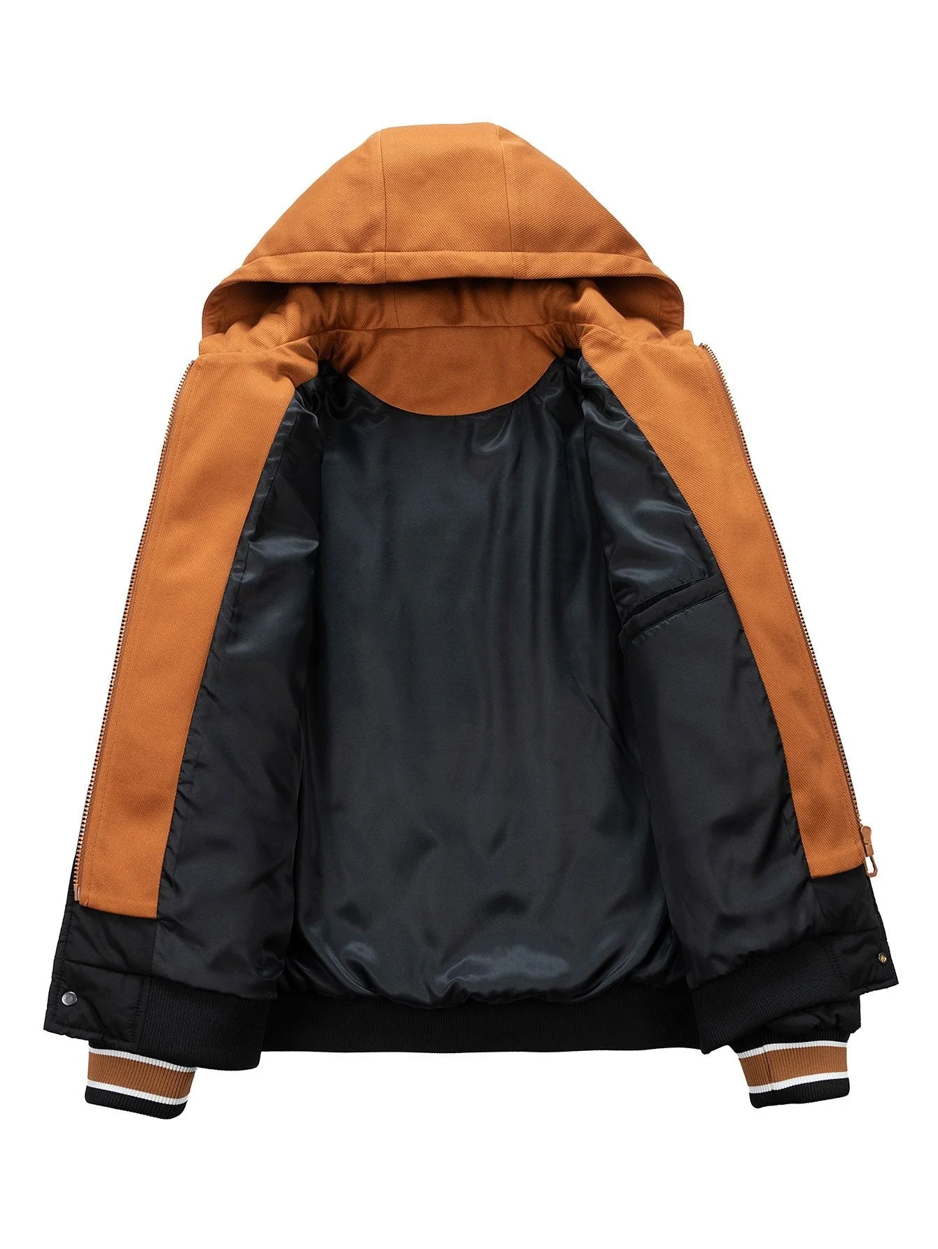 Marco | Quilted Hooded Baseball Jacket - Image 16