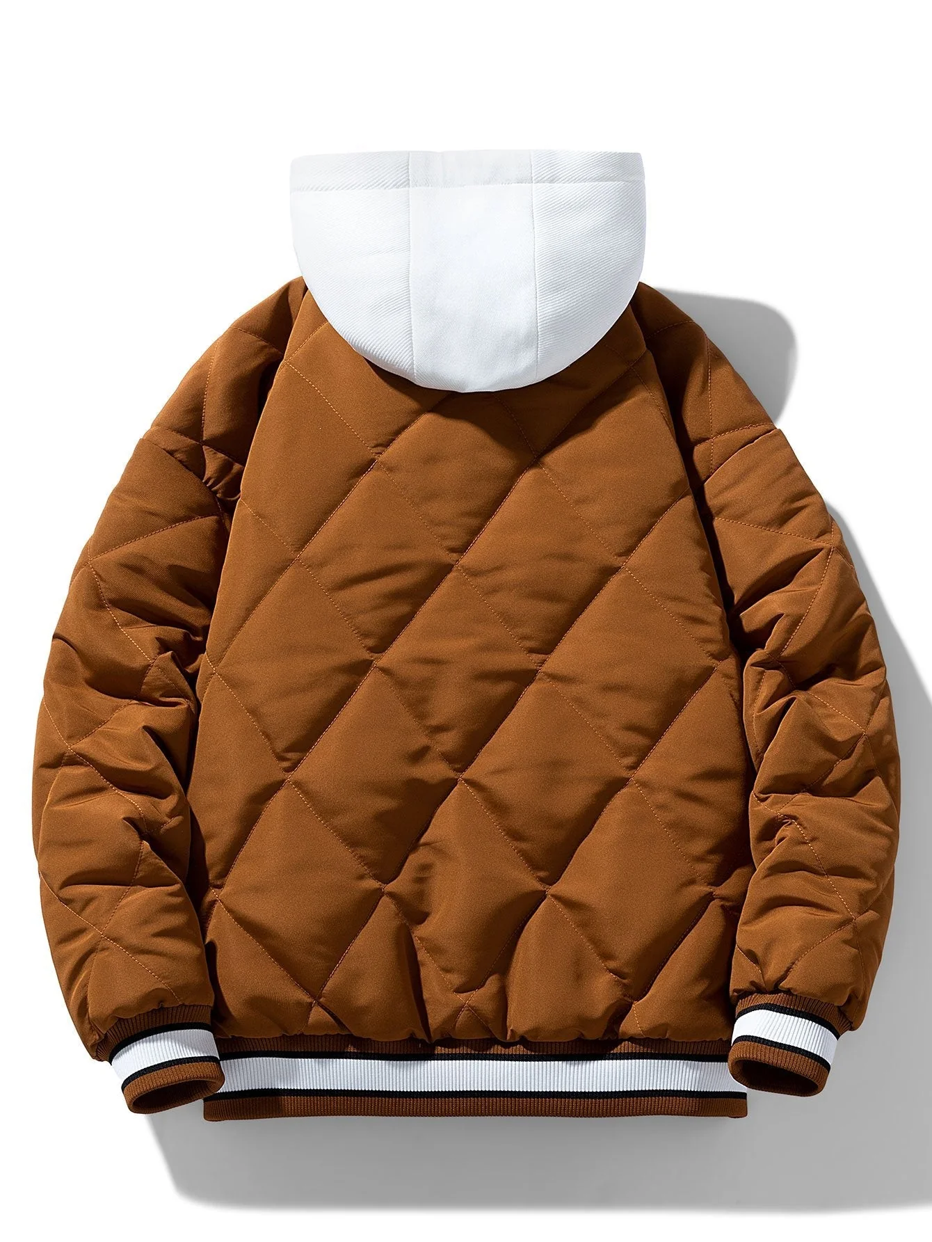 Marco | Quilted Hooded Baseball Jacket - Image 18