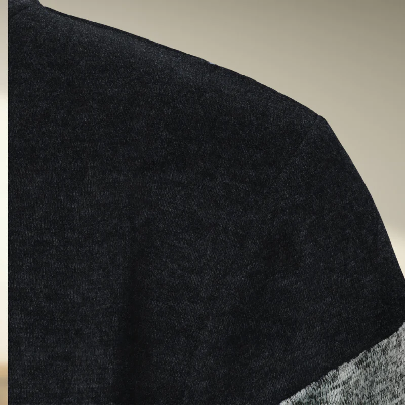 Marcos® | Striped turtleneck sweater with zip - Image 8