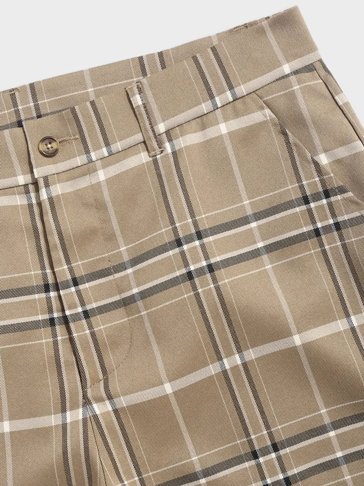Marcos® | Vintage Button Down Shirt And Checked Trousers Set - Image 7