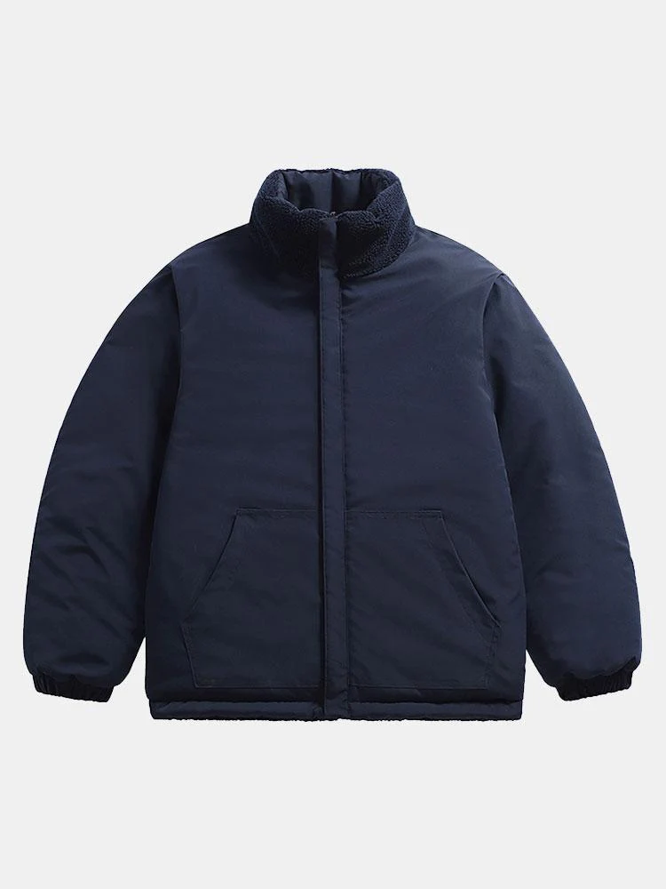 Marcos | Double Side Teddy Puffer Coat - Image 11