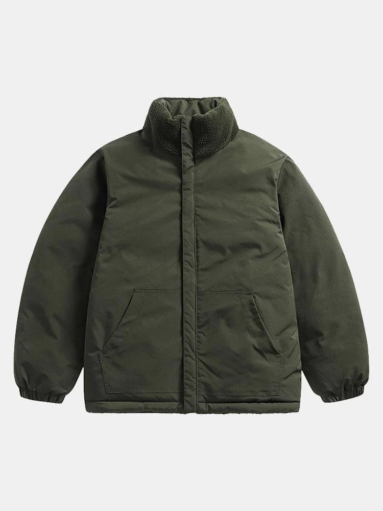 Marcos | Double Side Teddy Puffer Coat - Image 7
